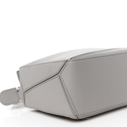 Loewe Calfskin Small Puzzle Bag Pearl Grey 9 of 10