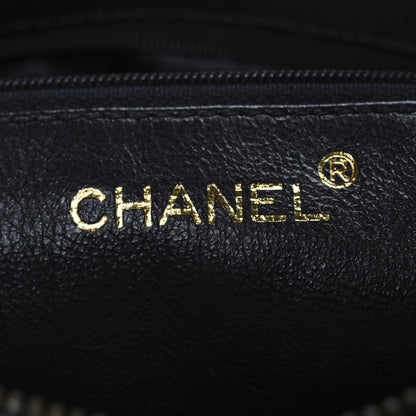 Chanel Lambskin Quilted CC Tassel Camera Case Black 6 of 13