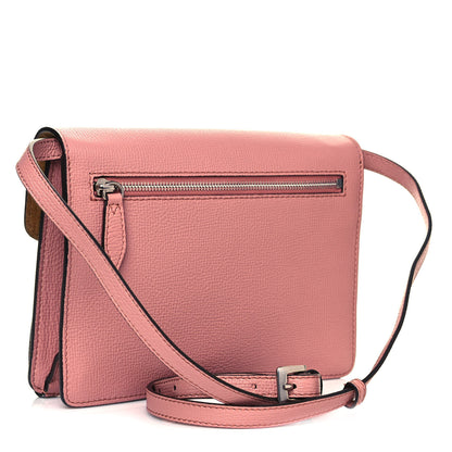Burberry Derby Calfskin House Check Small Macken Crossbody Bag Dusty Rose 3 of 9