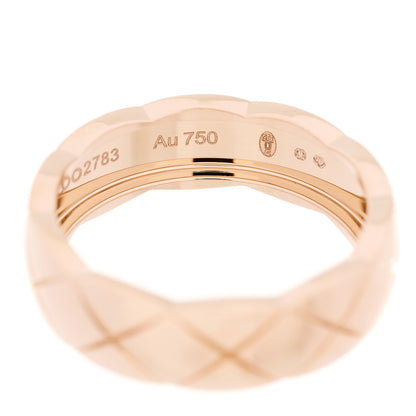 Chanel 18K Beige Gold Small Coco Crush Ring 60 9.25 5 of 6
