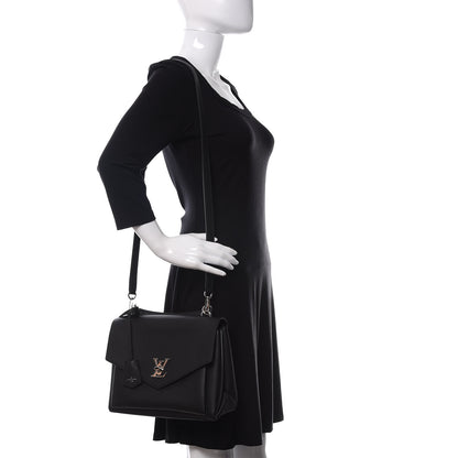 Louis Vuitton Soft Calfskin My Lockme Top Handle Black 2 of 10