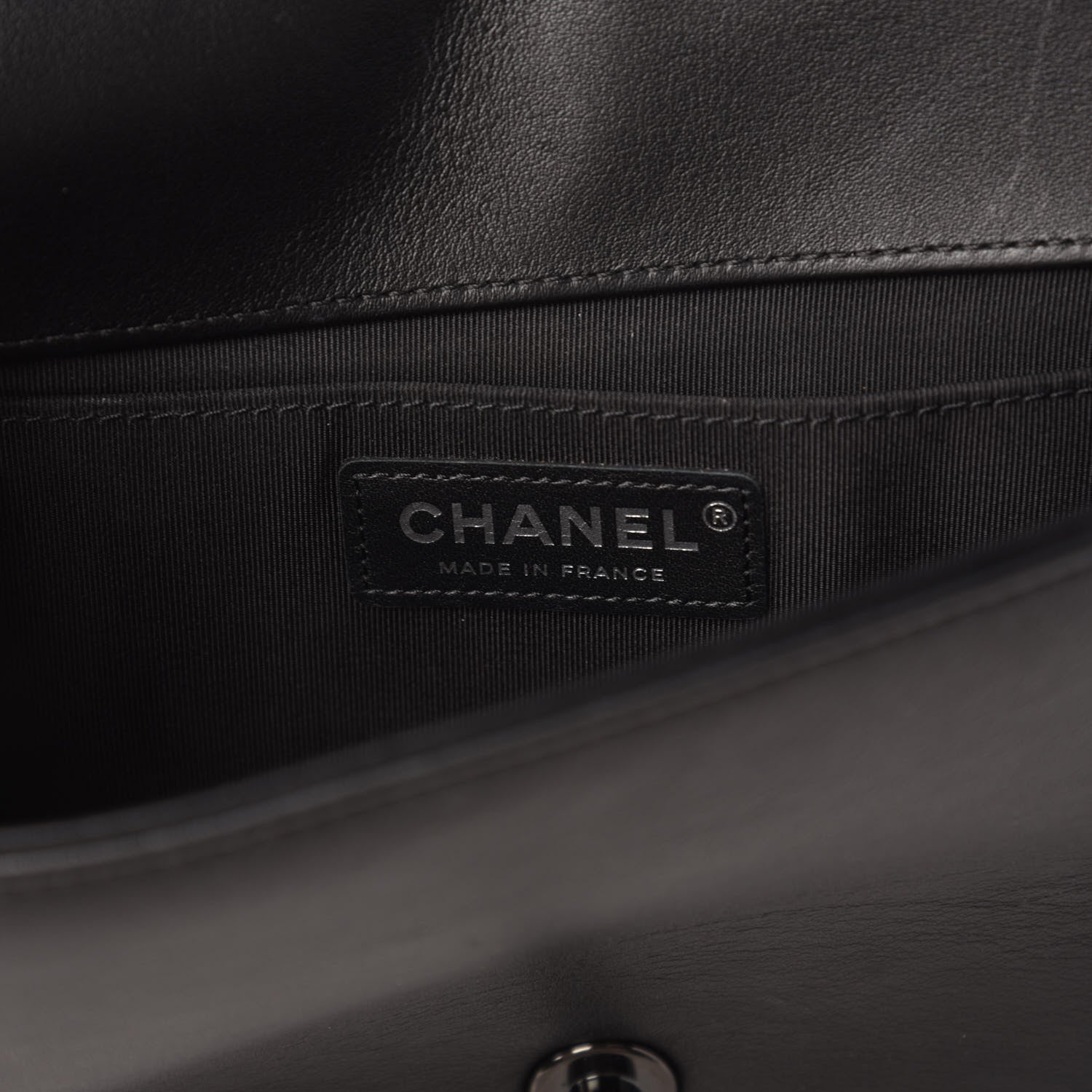 Chanel Calfskin Quilted Boy Clutch With Removable Chain So Black 8 of 11