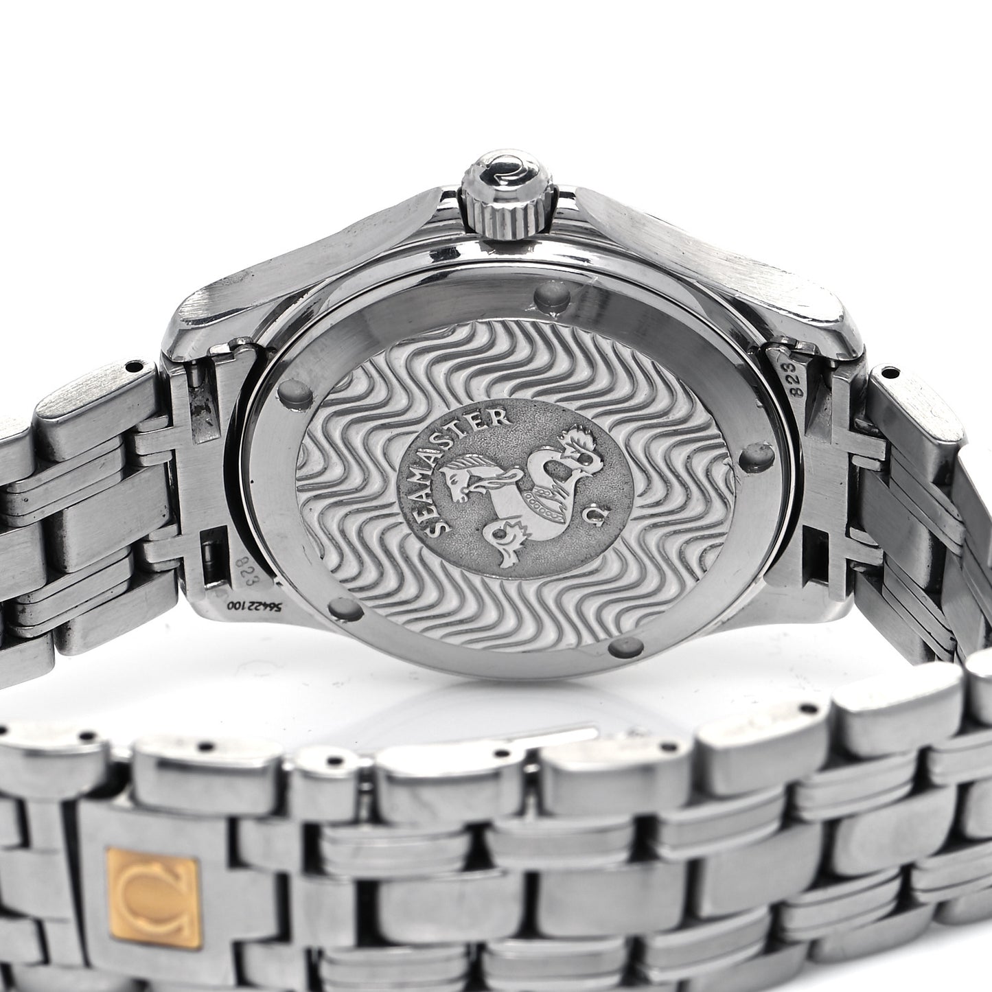 Stainless Steel 36mm Seamaster 120M Quartz Watch Blue 2511.81