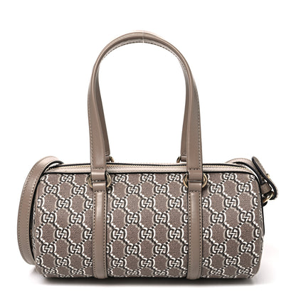 Gucci GG Shadow Monogram Ophidia Top Handle Bowler Bag Taupe 1 of 10
