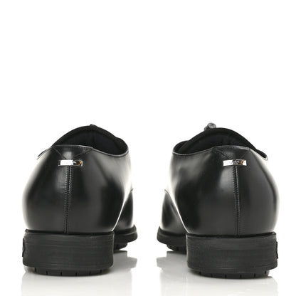 Louis Vuitton Calfskin Mens Formal Derby Shoes 9.5 Black 5 of 9