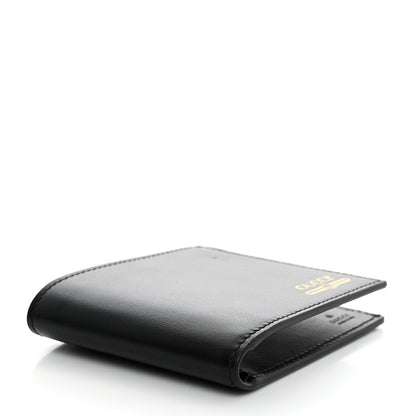 Gucci Plutone Calfskin Logo Bi-Fold Wallet Black 4 of 8