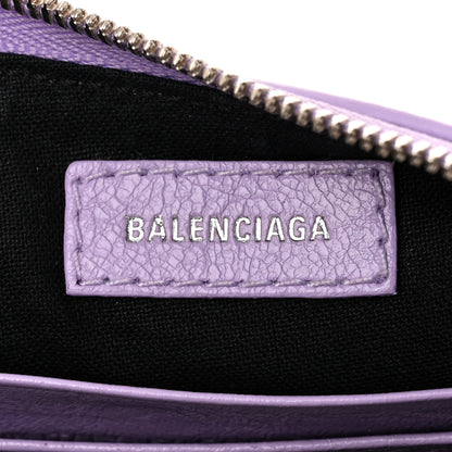 Balenciaga Agneau Arena Le Cagole Mini Purse With Chain Lilac 6 of 11