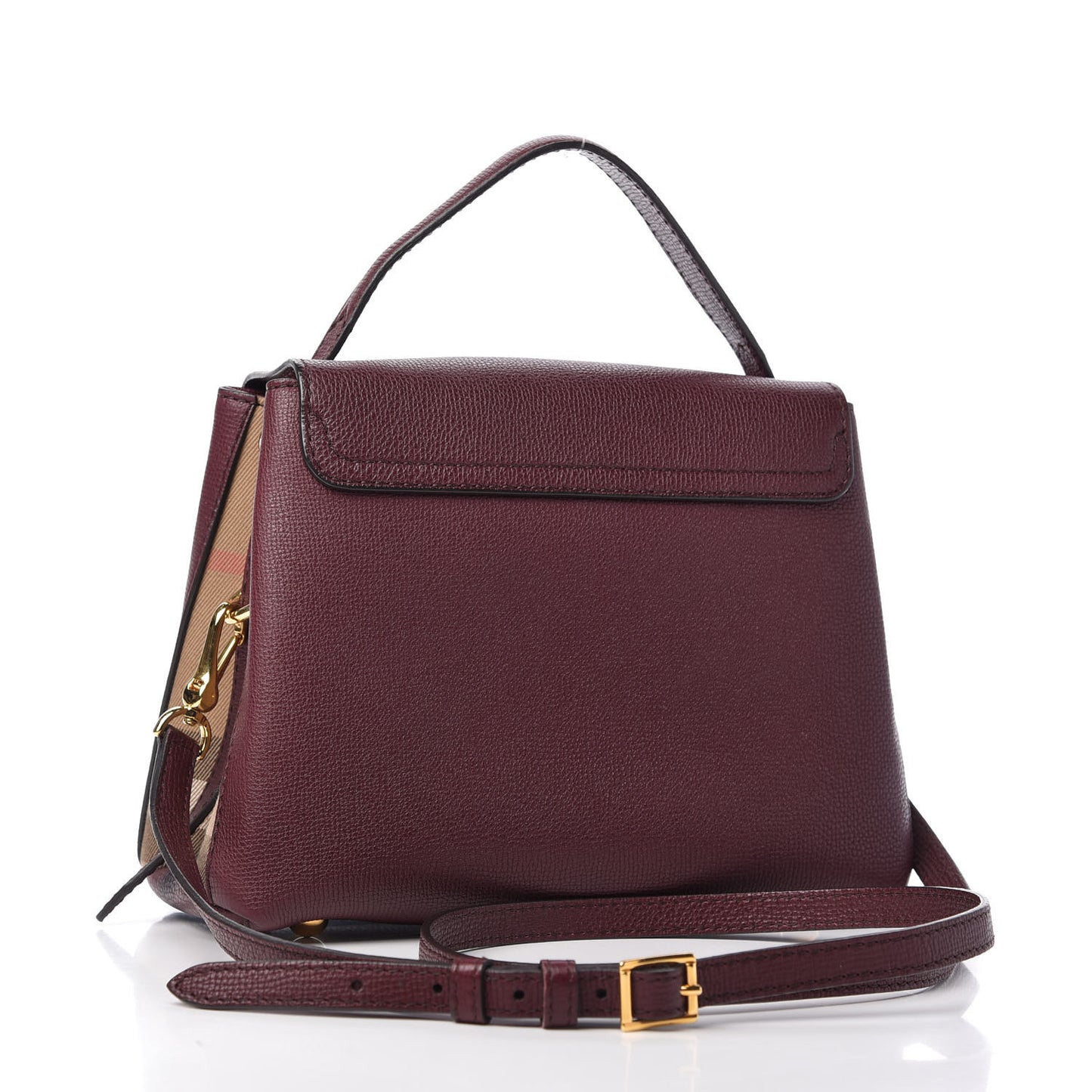 Derby Calfskin House Check Small Camberley Mahogany Red