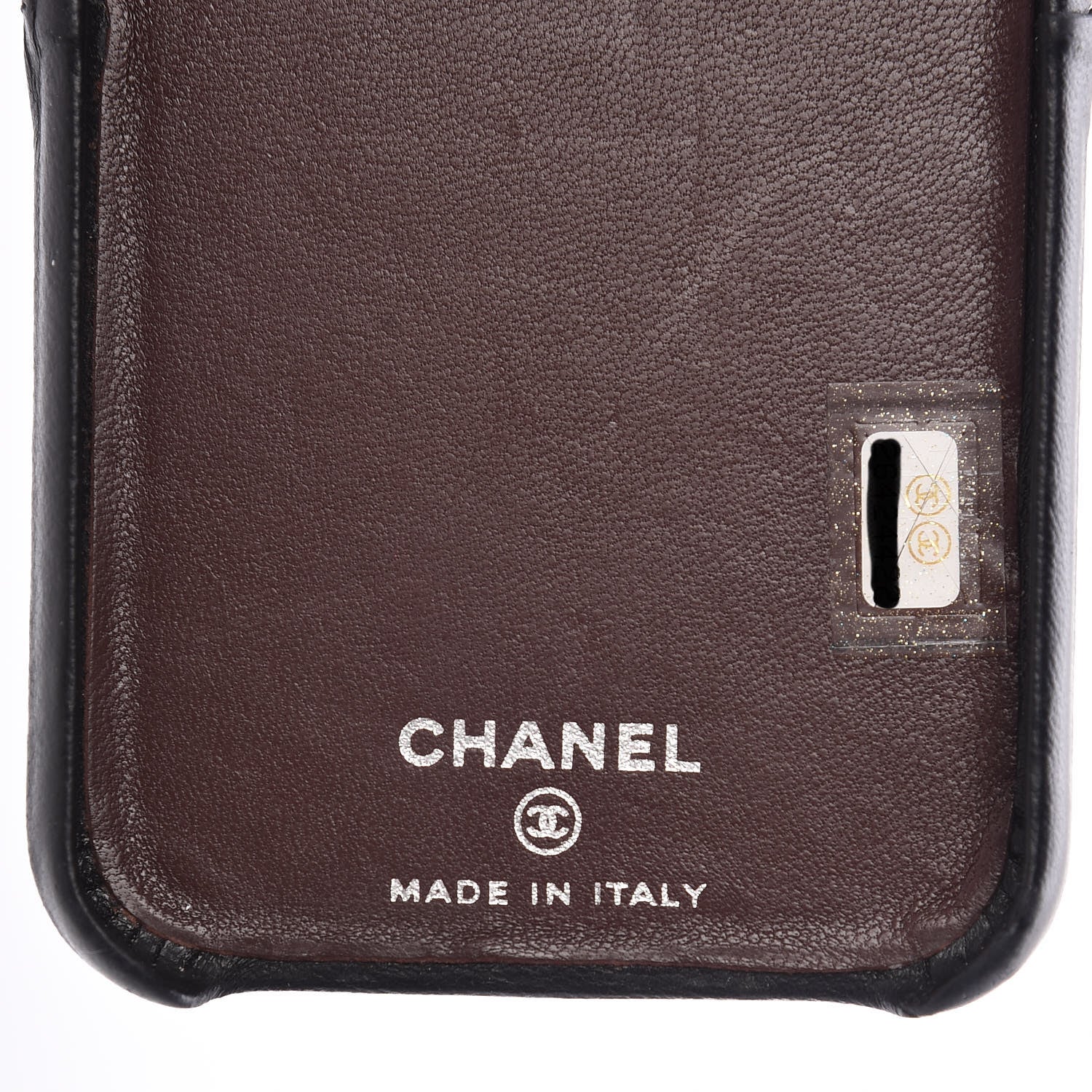 Chanel Lambskin Quilted iPhone X Case Black 6 of 7