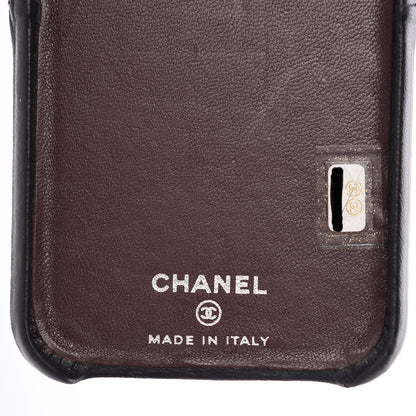 Chanel Lambskin Quilted iPhone X Case Black 6 of 7