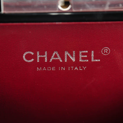 Chanel Resin Patent Trolley Minaudiere Clutch Black 7 of 7