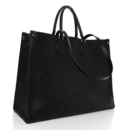 Louis Vuitton Empreinte Monogram Giant Onthego GM Black 3 of 9