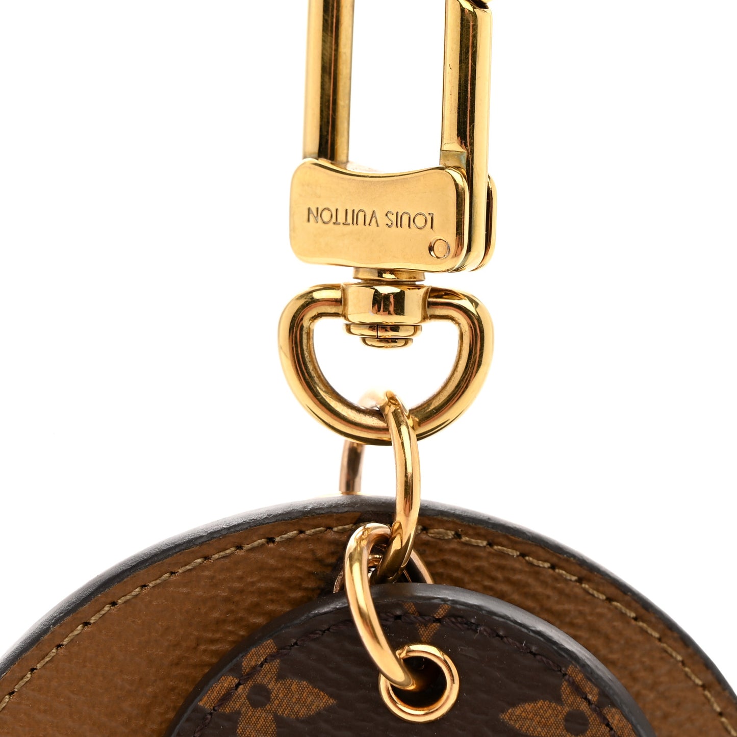 Monogram Reverse Key Holder Bag Charm