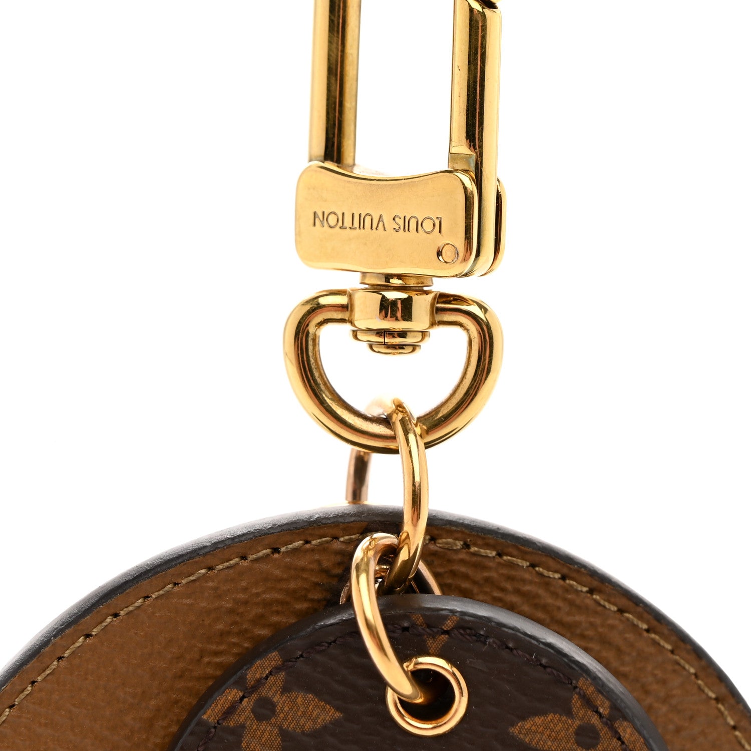 Louis Vuitton Monogram Reverse Key Holder Bag Charm 3 of 6