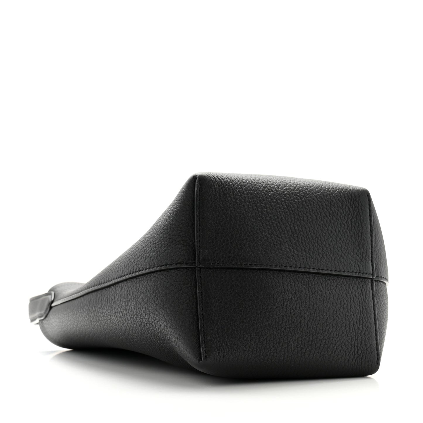 Grained Calfskin Small N/S Park Tote Black