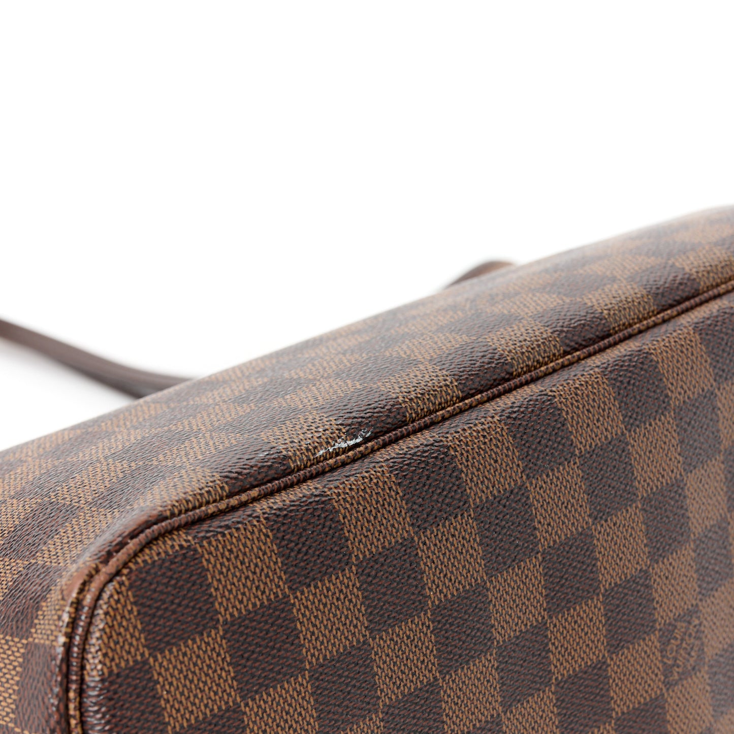 Damier Ebene Neo Neverfull MM Rose Ballerine