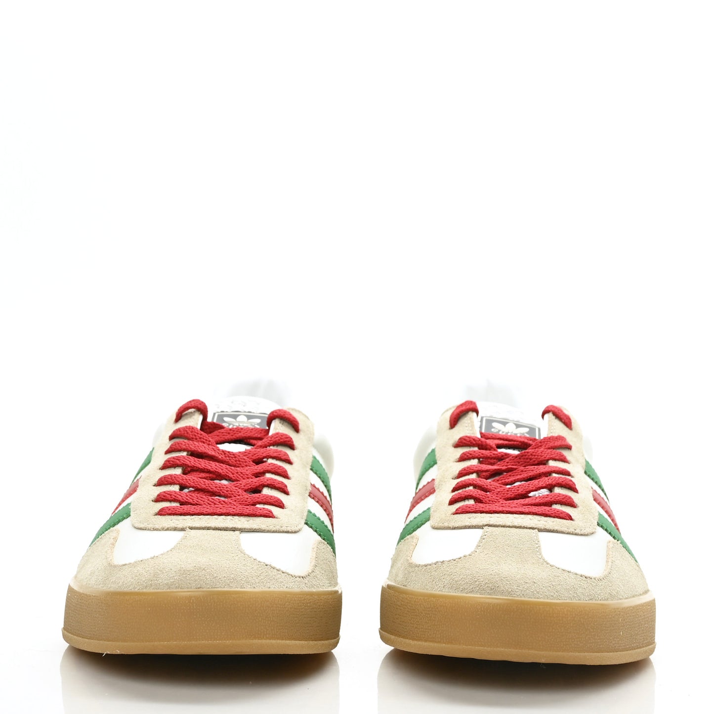 X ADIDAS Suede Madeira Demetra Mens Gazelle Sneakers 12 Oatmeal White New Shamarock Hibiscus Red