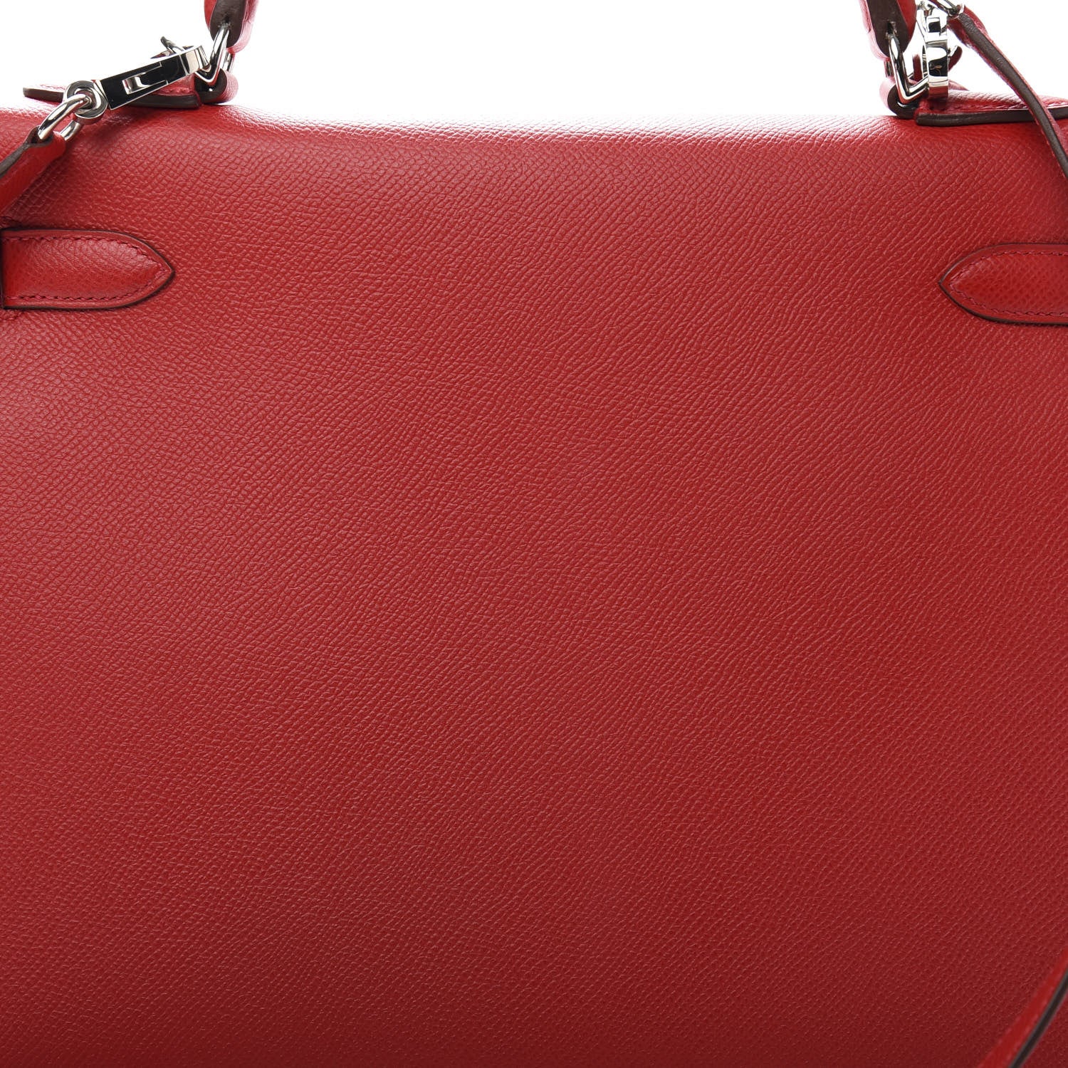 Hermes Epsom Kelly Sellier 32 Rouge Casaque 12 of 15