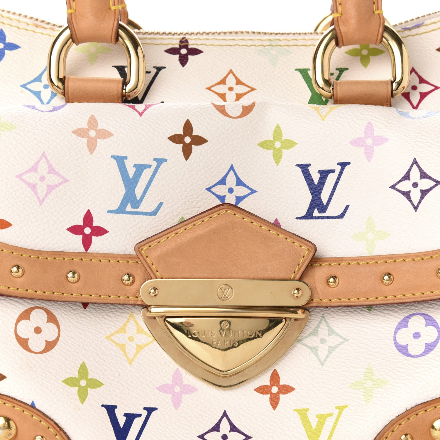 Louis Vuitton Monogram Multicolor Rita White 12 of 12