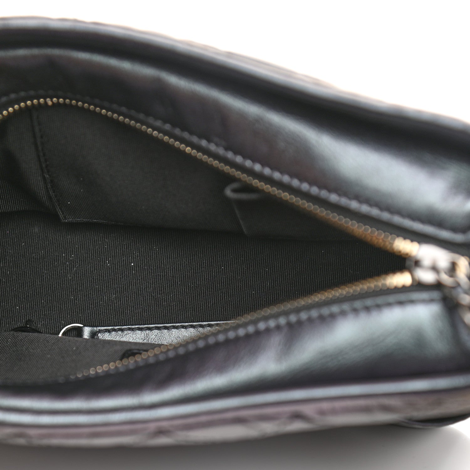 Chanel Iridescent Aged Calfskin Quilted Small Gabrielle Hobo Black 8 of 21