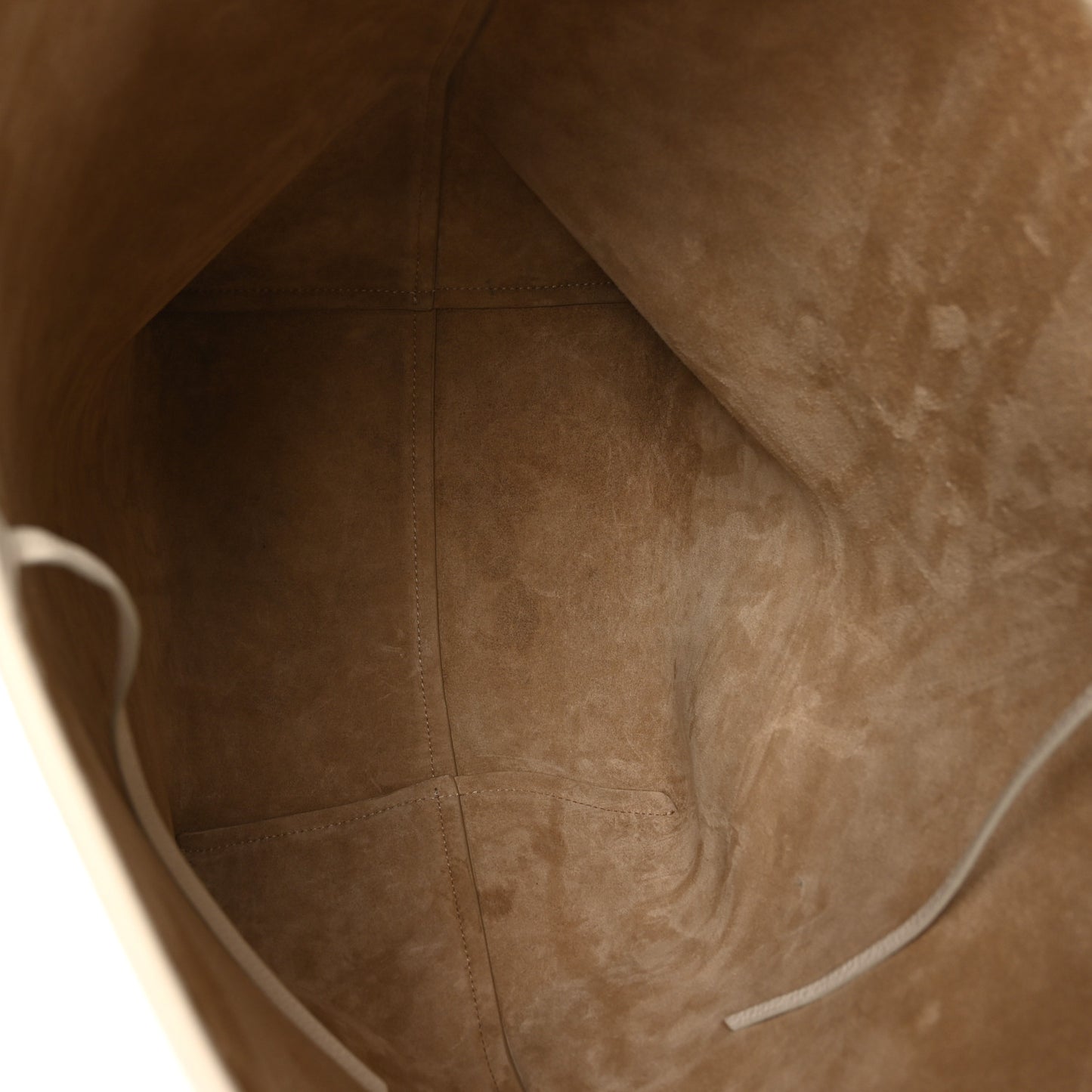 Grained Calfskin Large N/S Park Tote Ivory
