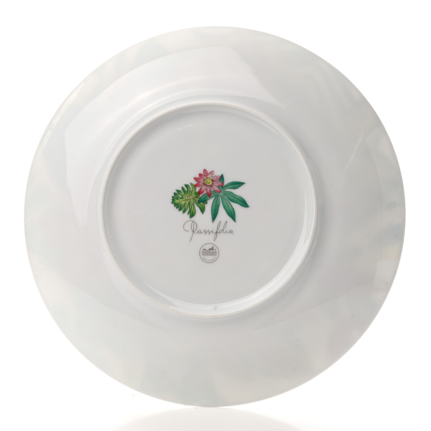 Hermes Porcelain Passifolia Dessert Plate N°1 Set of 2 3 of 8