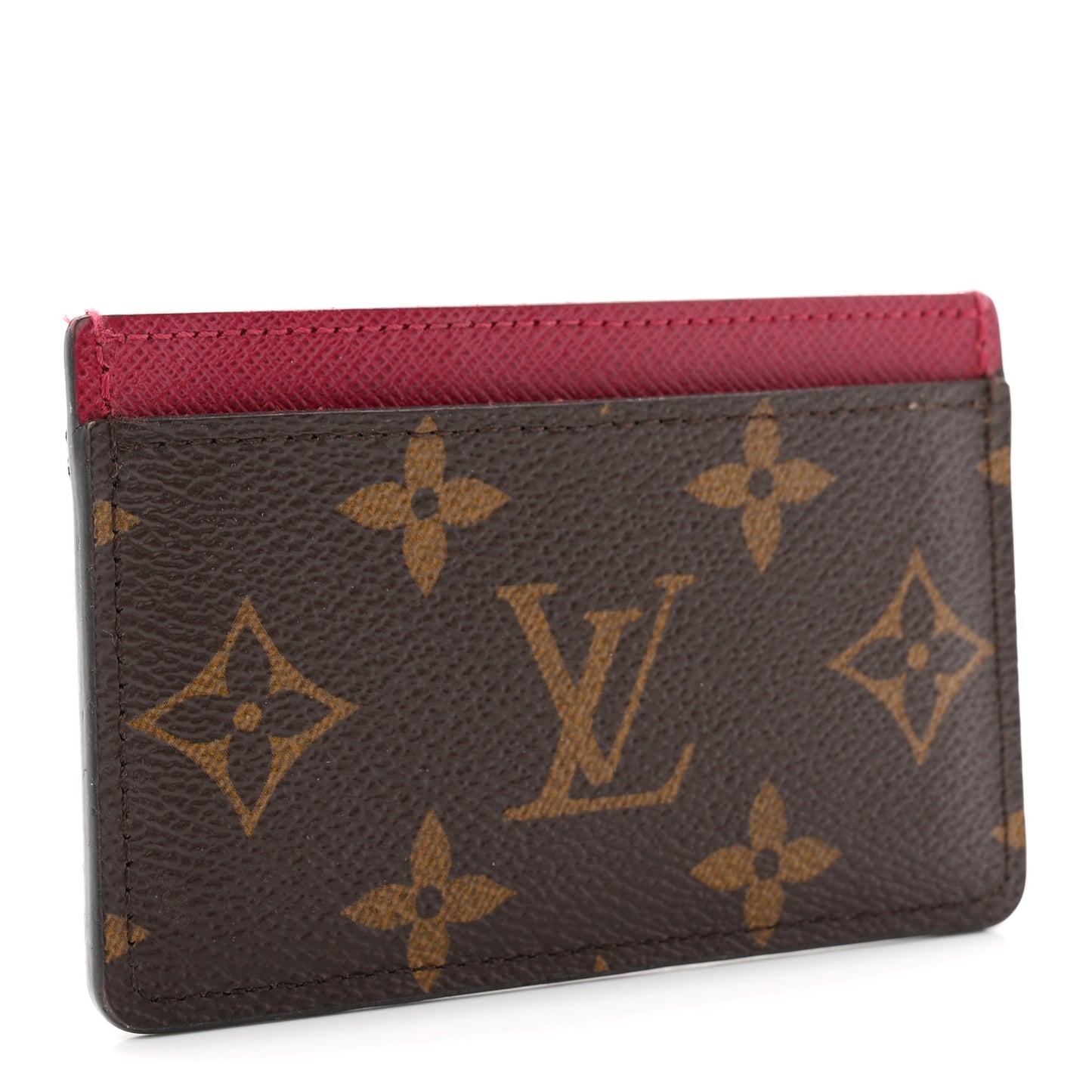 Monogram Card Holder Fuchsia Fuchsia