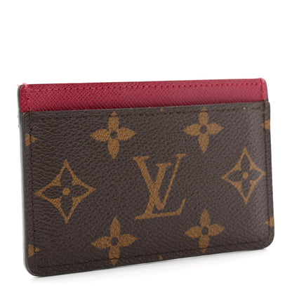 Louis Vuitton Monogram Card Holder Fuchsia Fuchsia 3 of 7