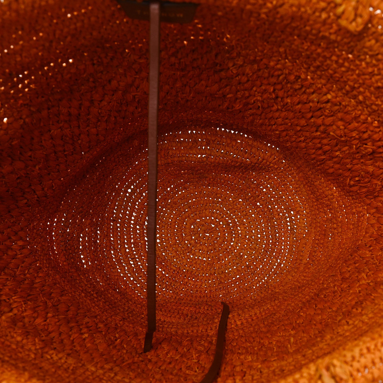 The Row Raffia Emilie Tote Bag Orange 5 of 11