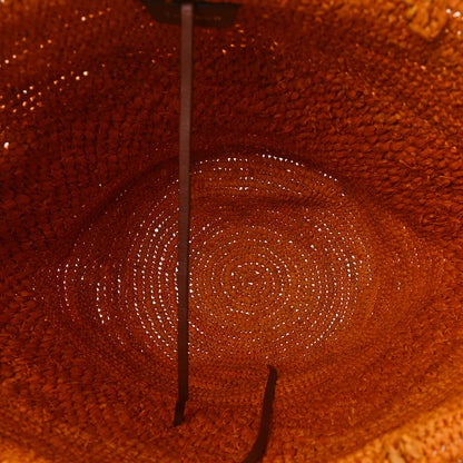 The Row Raffia Emilie Tote Bag Orange 5 of 11