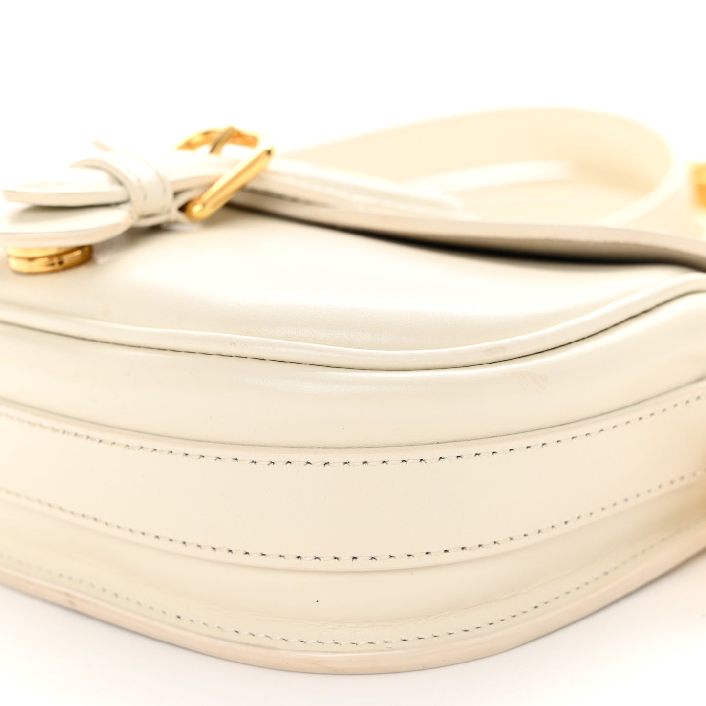 Box Calfskin Small Bobby Bag White
