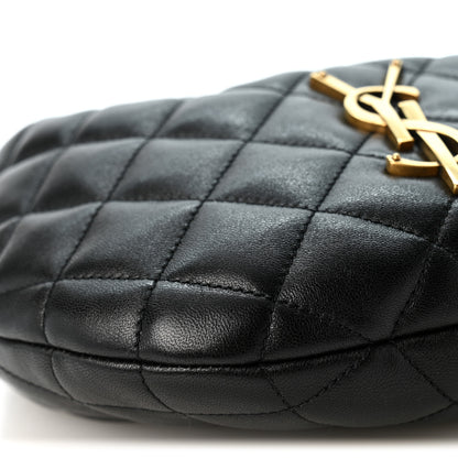 Saint Laurent Lambskin Quilted Icarino Bag Black 8 of 9