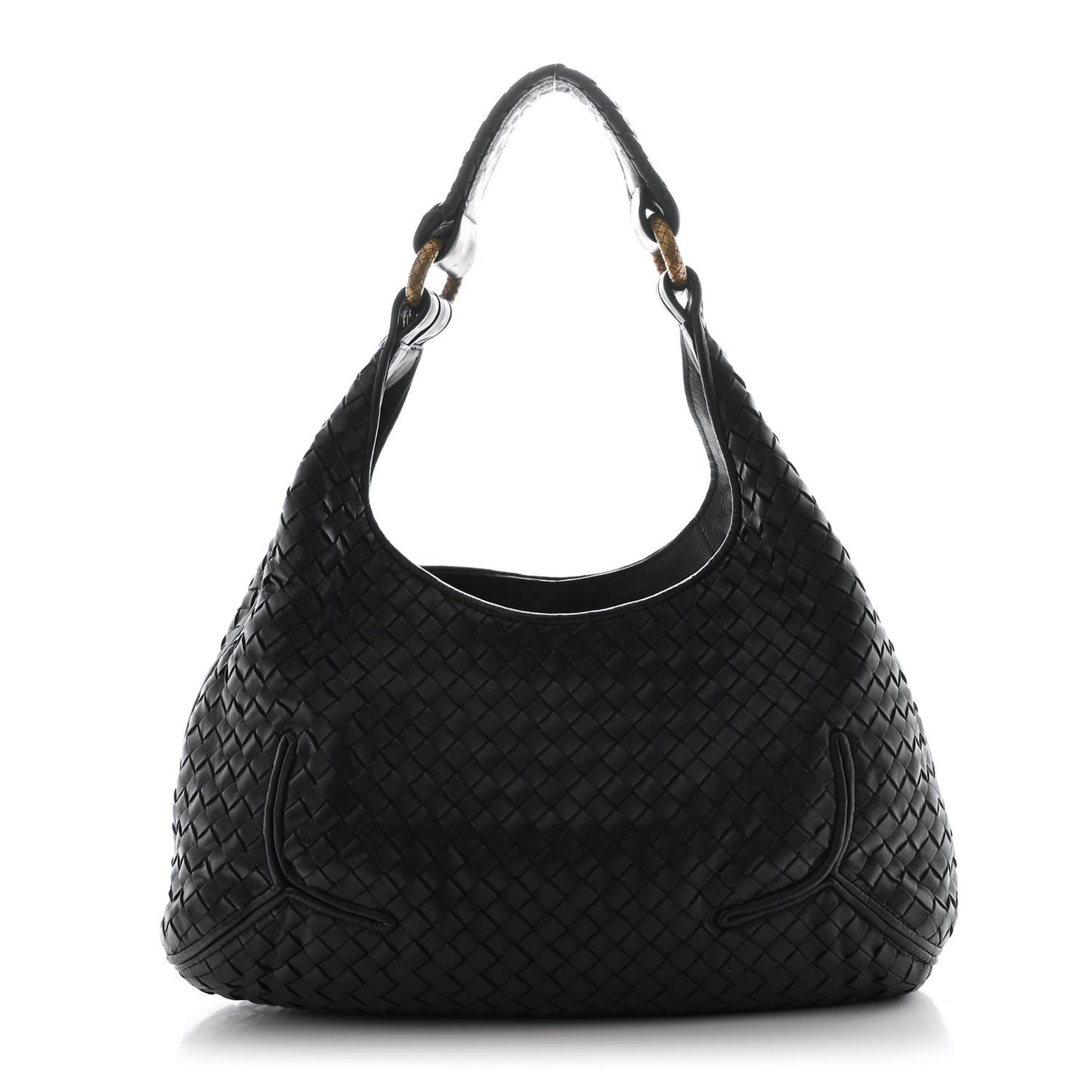 Nappa Intrecciato New Ball Hobo Black