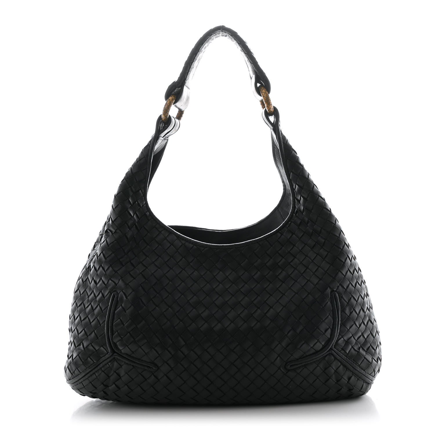 Bottega Veneta Nappa Intrecciato New Ball Hobo Black 1 of 9
