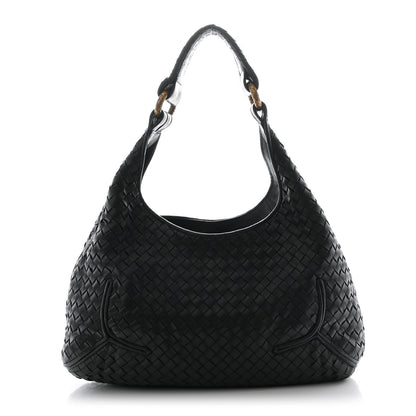 Bottega Veneta Nappa Intrecciato New Ball Hobo Black 1 of 9