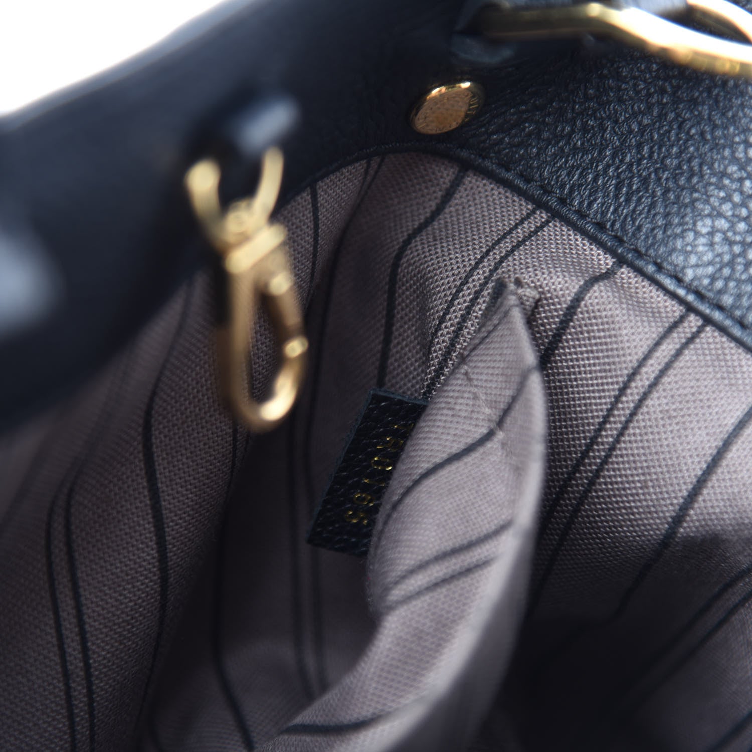 Louis Vuitton Empreinte Montaigne BB Black 9 of 10