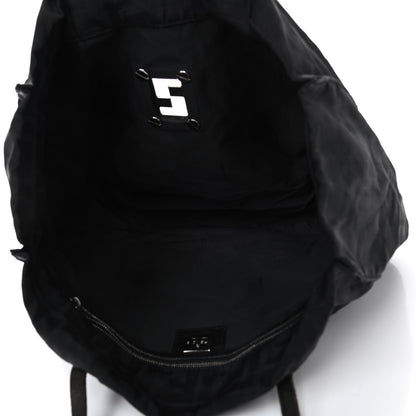Fendi Zucca Tote Black 4 of 4