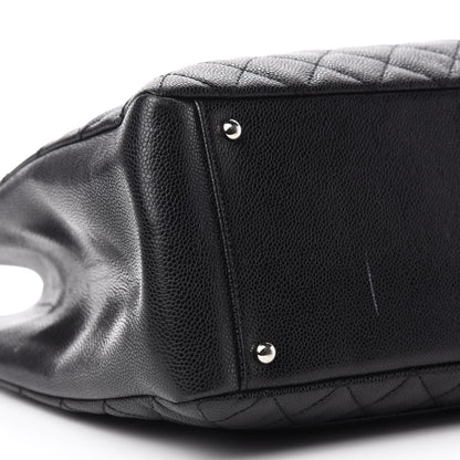 Chanel Caviar Quilted XL Grand Shopping Tote GST Black 6 of 12