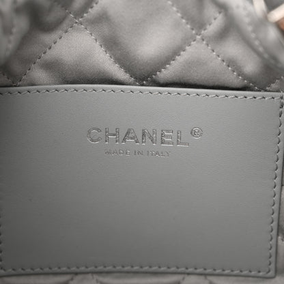 Chanel Metallic Lambskin Quilted Mini Chanel 22 Silvery 7 of 11