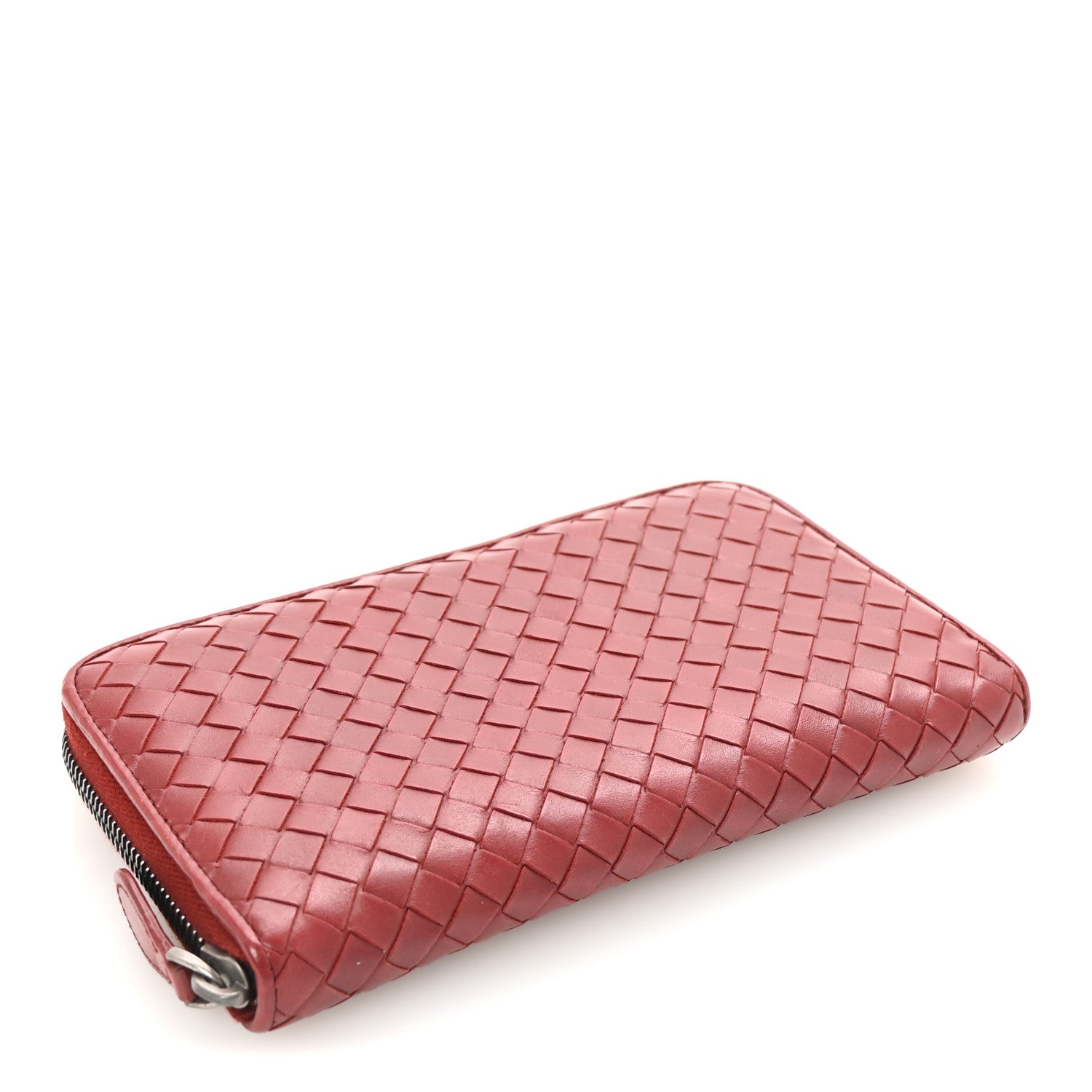 Bottega Veneta Nappa Intrecciato Zip Around Wallet Eclipse 4 of 7