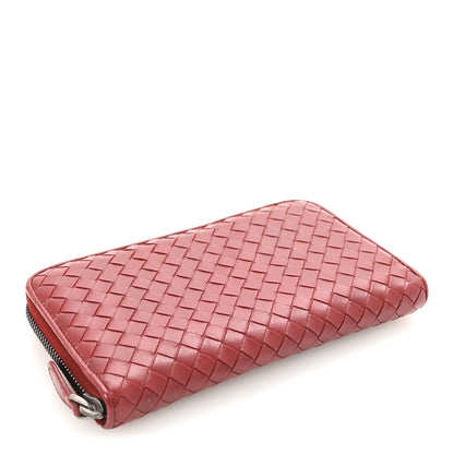 Bottega Veneta Nappa Intrecciato Zip Around Wallet Eclipse 4 of 7