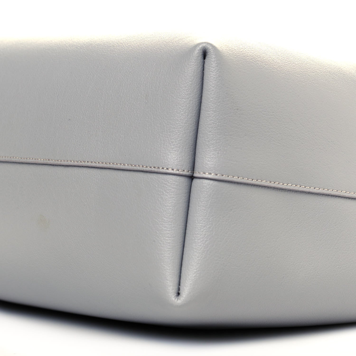Saint Laurent Calfskin Large Shopping Tote Blanc Vintage 10 of 11