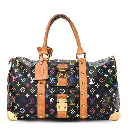 Louis Vuitton Monogram Multicolor Keepall 45 Black 1 of 10