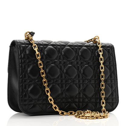 Christian Dior Lambskin Cannage Large Dioraddict Flap Bag Black 3 of 9