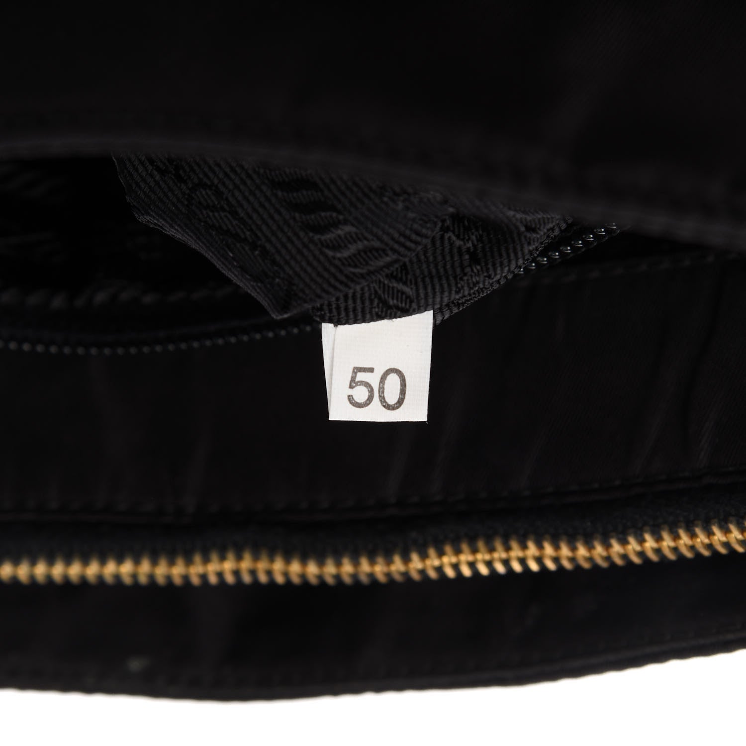 Prada Tessuto Nylon Chain Shoulder Bag Black 9 of 12