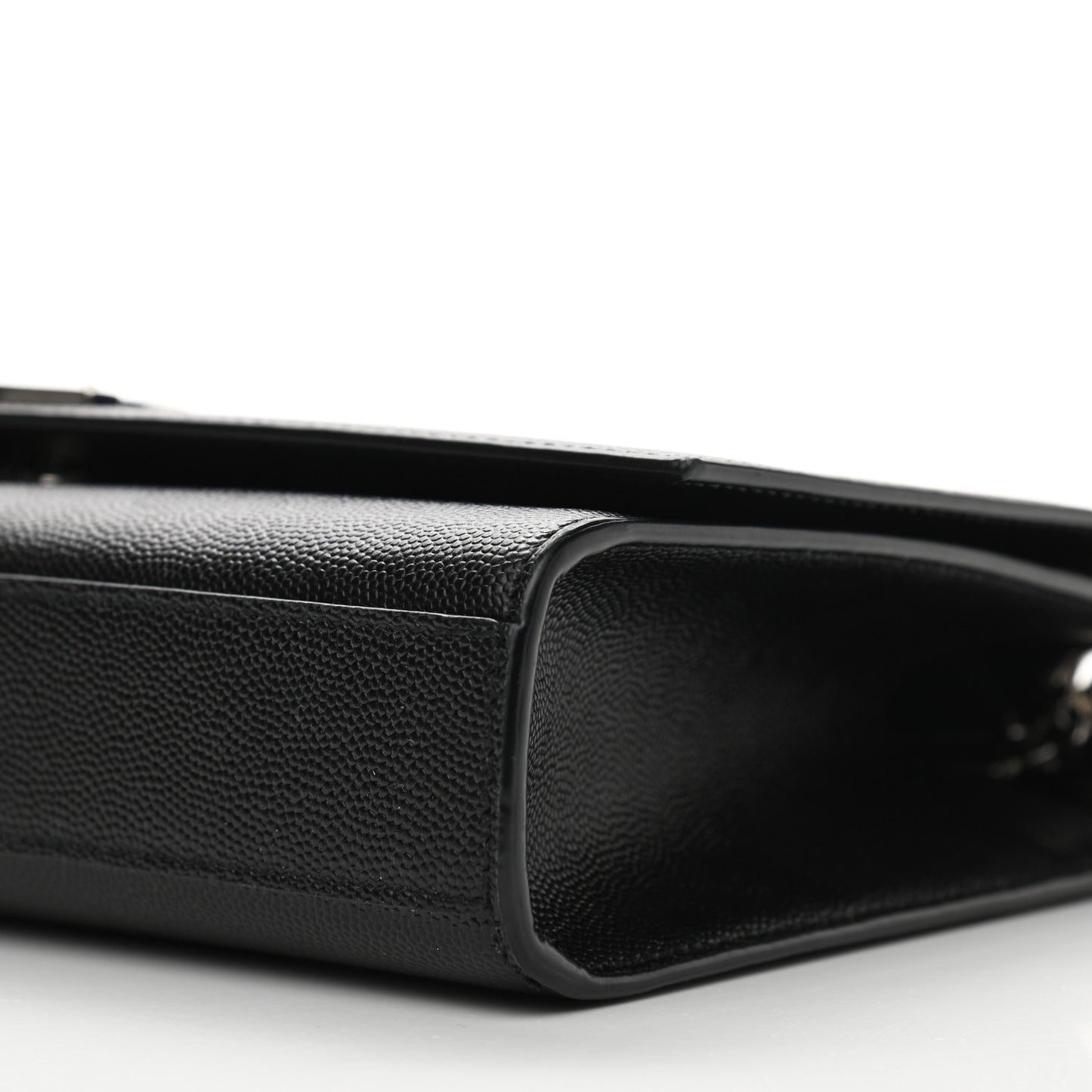 Grain De Poudre Medium Classic Monogram Kate Satchel Black