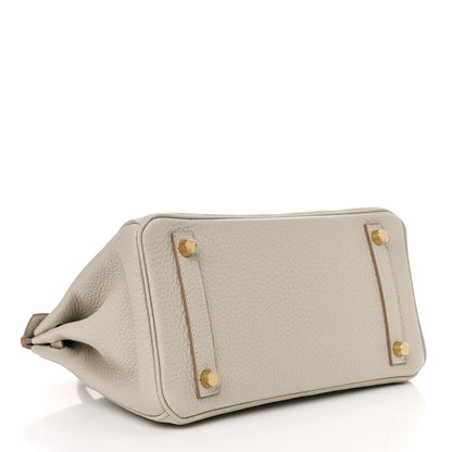 Hermes Togo Birkin 25 Gris Perle 4 of 11
