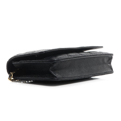 Chanel Caviar Quilted Wallet On Chain WOC Black 4 of 9