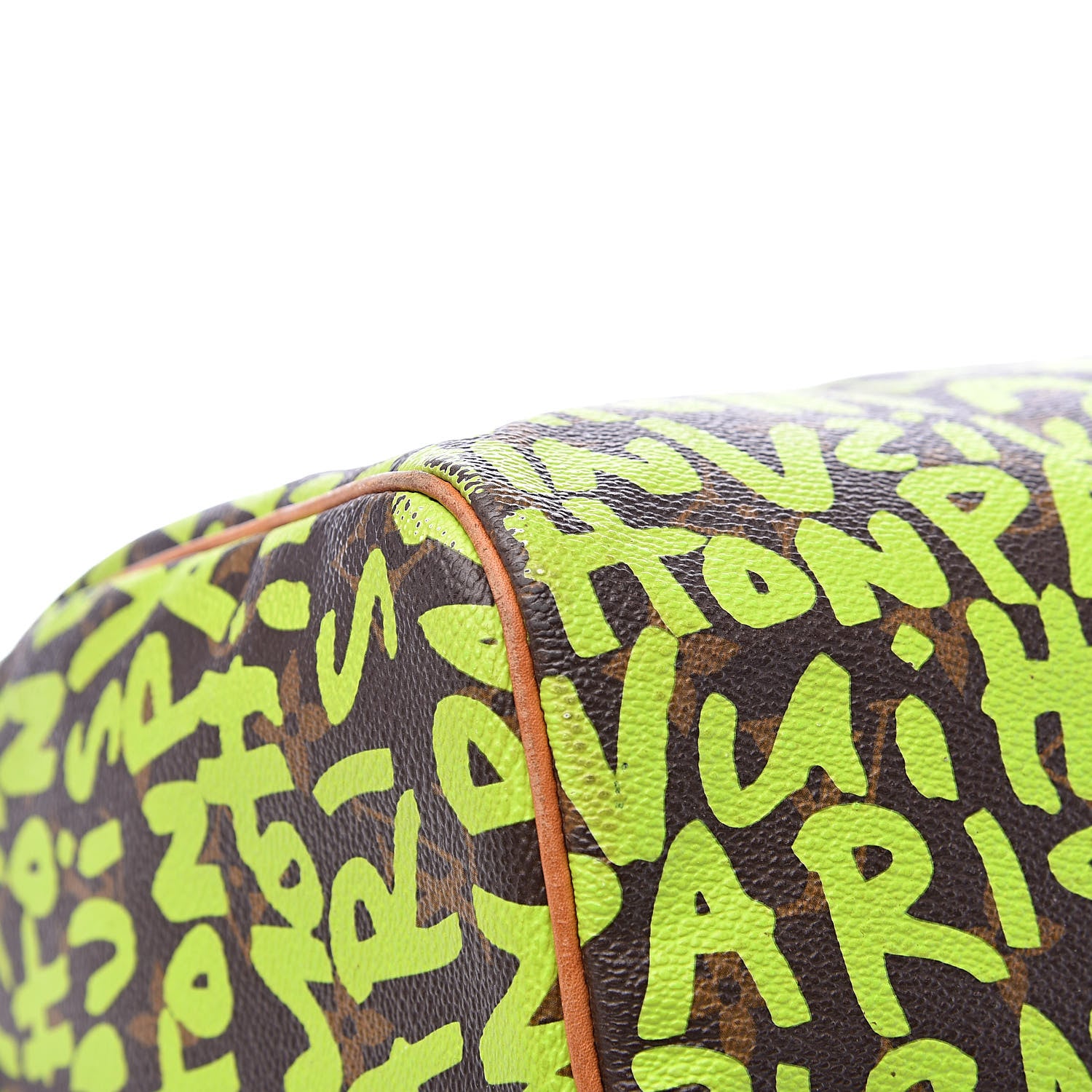 Louis Vuitton Monogram Graffiti Speedy 30 Green 10 of 16