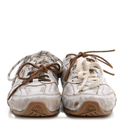 Miu Miu X NEW BALANCE Bleached Calfskin 530 SL Sneakers 39 White 3 of 11